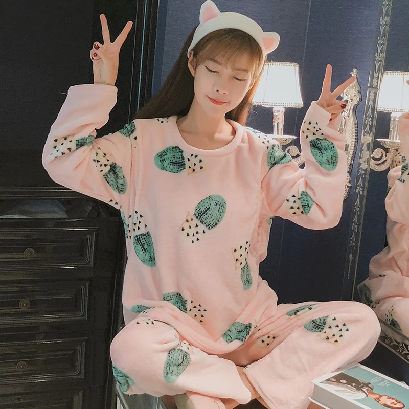 Spring&fall pregnant women cotton pajamas maternal long sleeved home clothes Maternity large yards feeding nursing clothing set Spring&fall pregnant women cotton pajamas maternal long sleeved home clothes Maternity large yards feeding nursing clothing set