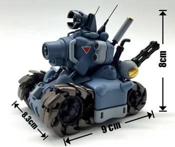 

NEW hot 8cm blue Metal Slug assemble tankette collectors action figure toys Christmas gift toy