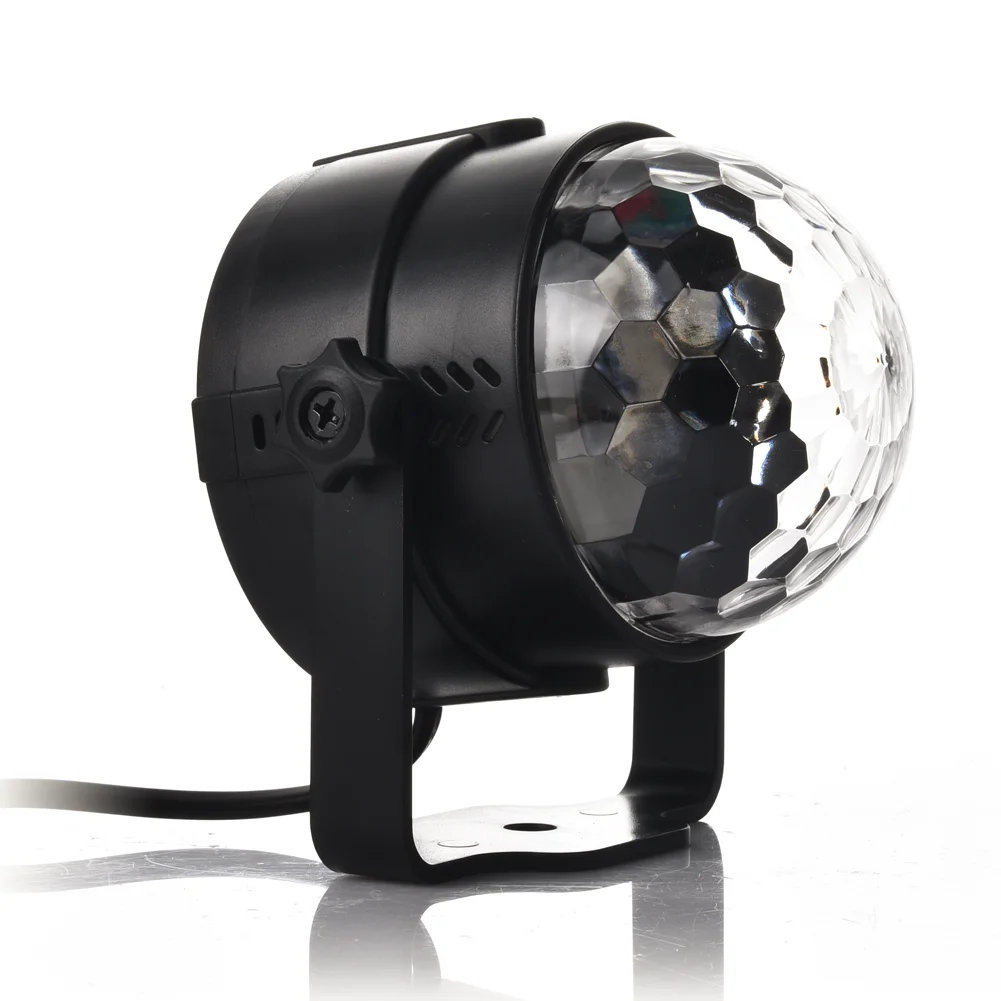 Holiday Lighting 3W Mini RGB Crystal Magic Ball Led Stage Lights DJ KTV Disco Party Lamp IR Remote Control Christmas Projector