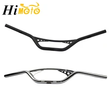 Хромированный черный мотоцикл 25 мм " Ретро передний руль ручной бар скутер винтажный руль для Harley Sportster XL 883 1200 48