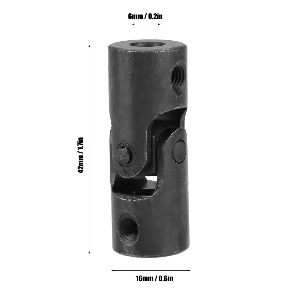 6*16*42 мм универсальный соединительный шарнир, соединительный вал, Двигатель сцепления, соединитель рулевого вала, шарнир, u-образный шарнир, DIY, соединительный вал двигателя, аксессуар