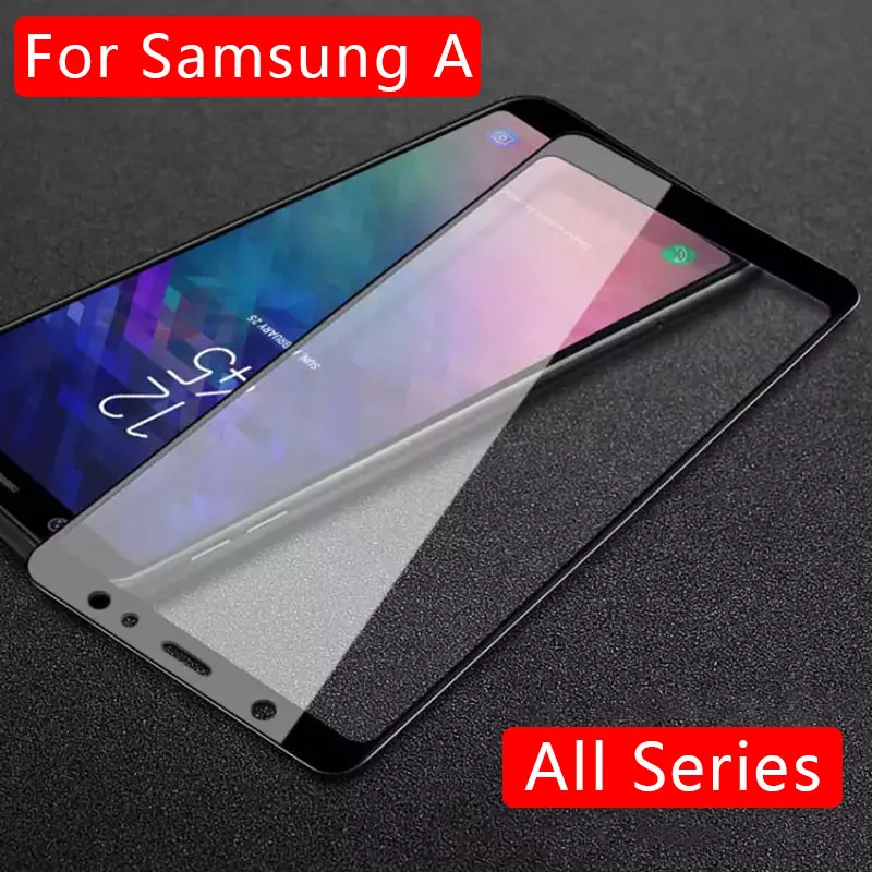 Чехол для телефона Samsung Galaxy A5 A3 A6 A7 A8 Plus A9 2018 2017 2016 закаленное стекло на Samsun Gelaksi A 3 5 6