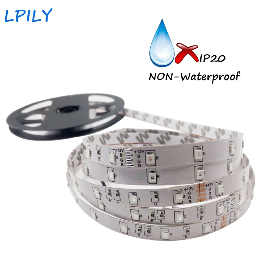 Tiras de Led 20 teclas de ir remote Especificações (pontos de Luz / M) : 54leds