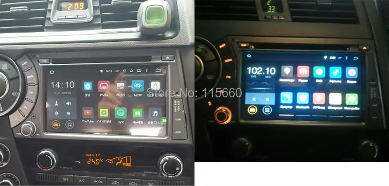 Installation photo of Ssangyong Actyon-Kyron Android 5.1.1