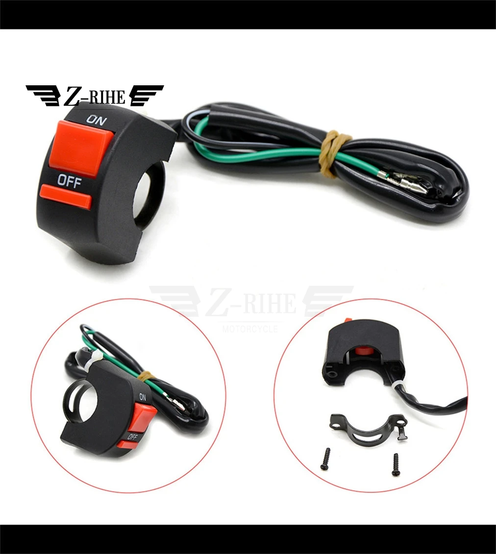 

Universal Handlebar Fog Switch Motorcycle Headlight ON/OFF Button LightKawasaki Z1000 ZX10R ZX12R ZX6R ZX636R ZX6RR ZX9R