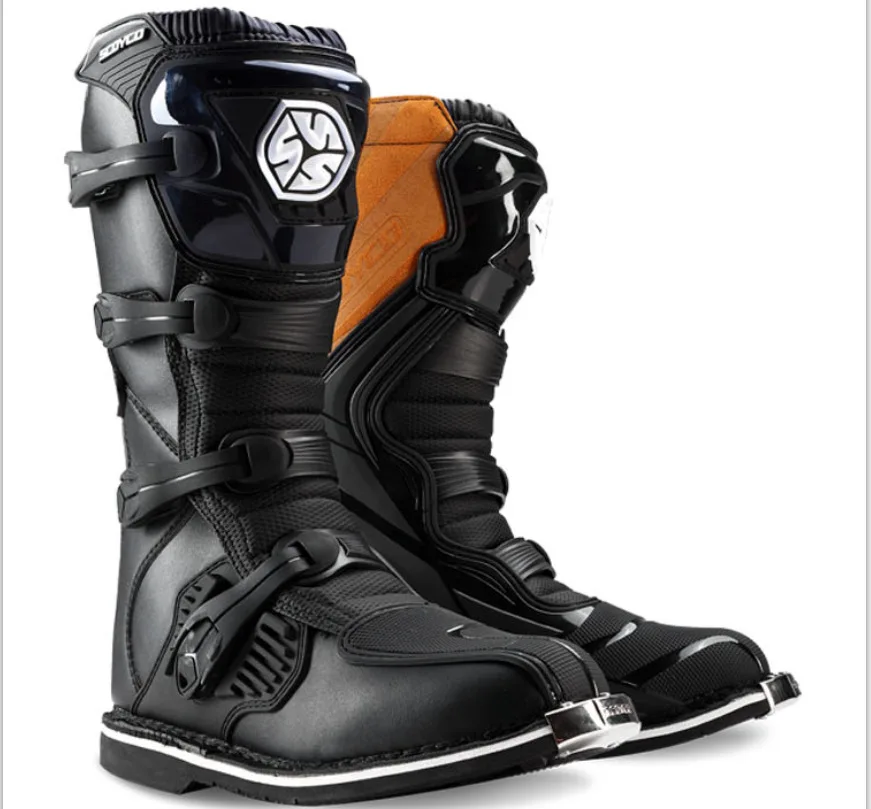 Free shipping scoyco MBM001 off road motorcycle riding boots boots Beach motorcycle boots black