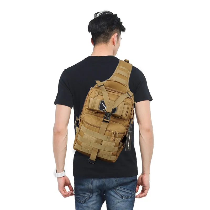 Тактический Слинг Рюкзак Сумка военный Molle штурмовой пакет рюкзак для отдыха на открытом воздухе Кемпинг Туризм Охота с заплатка пирата