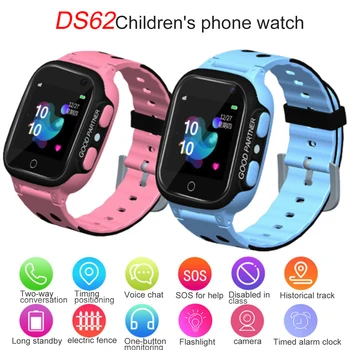 

DS62 Children'S Phone Watch Two-Way Conversation Smart Watch For Positioning Intelligent Power Saving Watch Pink Blue