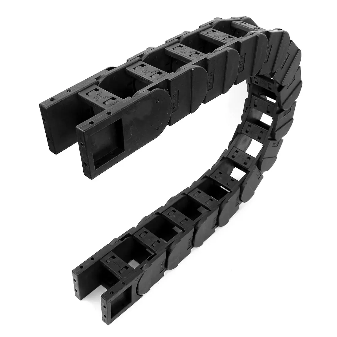 

Black Plastic Drag Chain Cable Carrier 45 X 50Mm For Cnc Machine