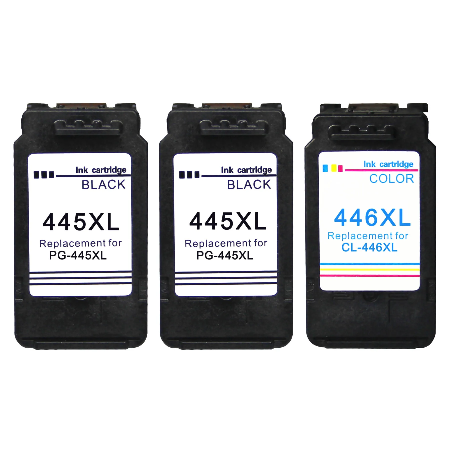 Ветеран PG445 CL446 Замена для canon pg 445 cl 446 чернильный картридж для Pixma MX494 MG 2440 2540 2940 2942 IP2840 принтер - Цвет: 2x PG445 and CL446