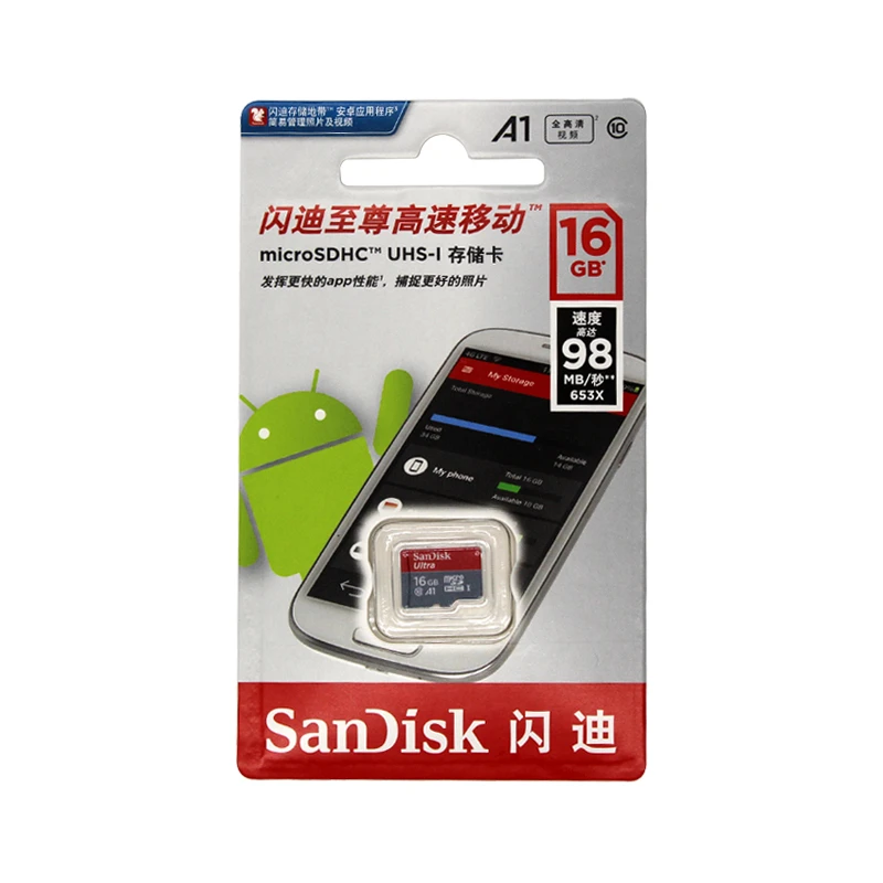 5 шт. 16 ГБ sandisk карта памяти оригинальный класс 10 Micro sd карта ГБ 16 ГБ TF карта бесплатная доставка