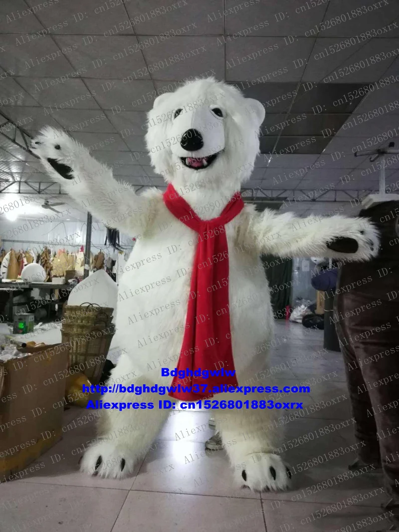 Длинные пуховики с наполнителем из белого Sea bear костюм полярного медведя костюм персонажа из мультфильма профессиональный сценический магический костюм в костюме талисман zx1500