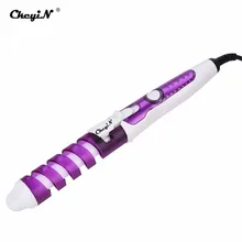 Профессиональные Спиральные бигуди турмалин керамический утюжок для завивки Плойка для завивки волос отрицательные ионы волны Плойка для волос щипцы для завивки