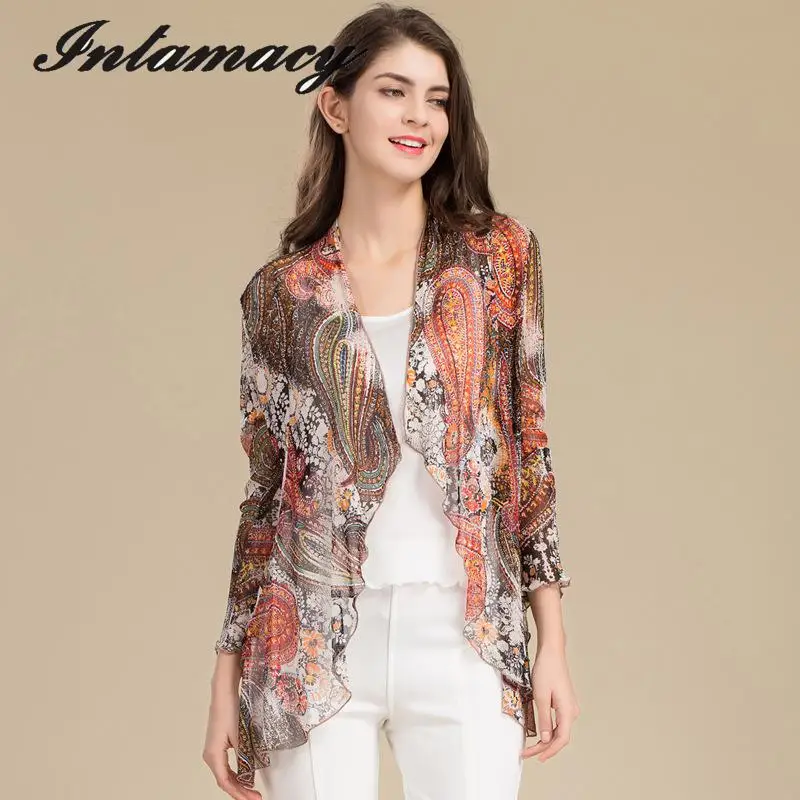 The New Summer 100% REAL Silk Shawl Cardigan In