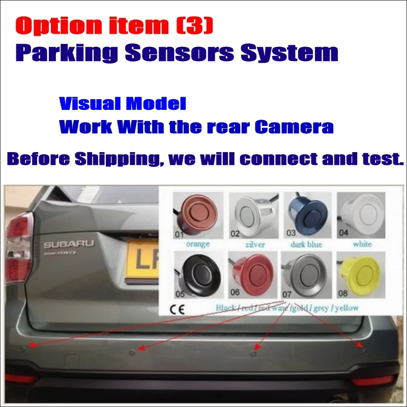 

Car Parking Sensor Assistance System - Dual Core / 4 Radars / Visible Model / Work with Rear View Camera