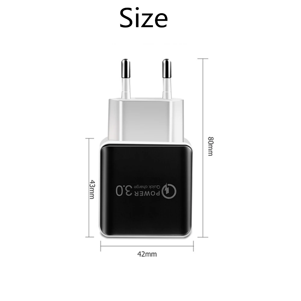 DUPILINK 5 в 3A Быстрая зарядка QC 3 0 USB зарядное устройство для Huawei P30 iPhone X XS MI 8 Поддержка