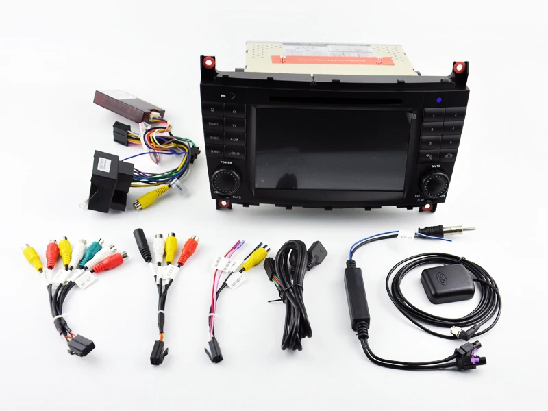 AVGOTOP автомобильный dvd-плеер для бенз Слк W209(2004-2005) W203 Android 9,0 ips экран Автомобильный видеорегистратор с радио/wifi+ DSP+ DAB+ OBD навигация