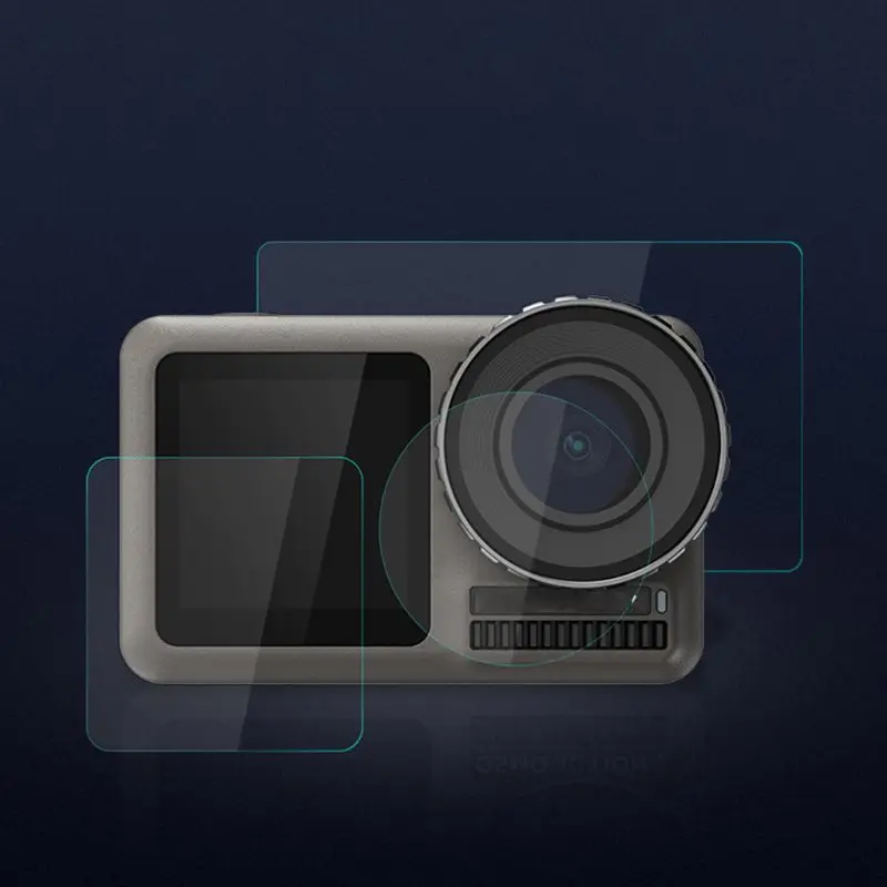 1 комплект Защитная крышка для объектива из закаленного стекла для DJI Osmo аксессуары для спортивной камеры