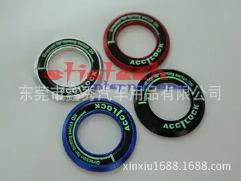 

by dhl or ems 50pcs Ignition Switch Cover Car Sticker Car Styling For Buick Excelle Chevrolet Cruze Car Interior Accessories