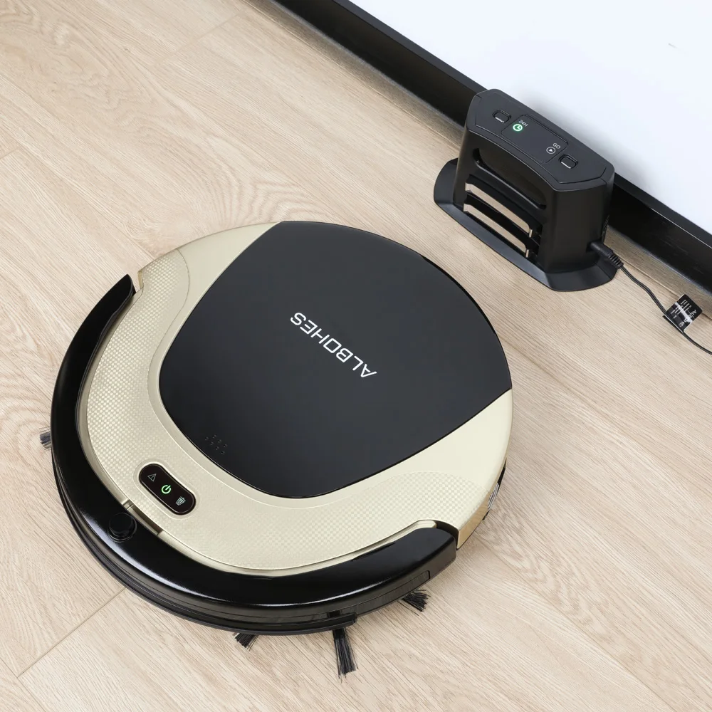 

ALBOHES M504 Robot Vacuum Cleaner Cleaning USB Auto Smart Mop Floor Corners Dust Cleaner Sweeper Remote Control Vacuum Cleaner