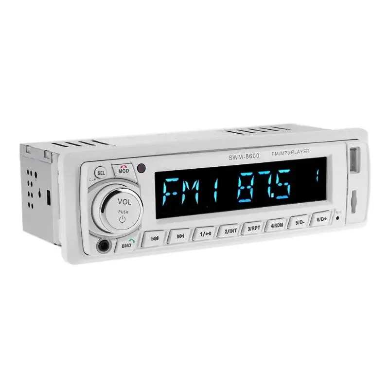 Автомобильный радиоприемник 1 Din In-dash FM Bluetooth USB MP3 мультимедийный плеер Дистанционное Управление 12 V 4-канальный видеорегистратор головное устройство приемник дистанционного Управление