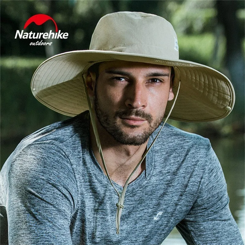 

Naturehike Outdoor Fishing Hat Cap Fisherman Hat Wide Brim Sun Anti-UV Unisex Fisherman Quick-Dry With Neck Protection Cover