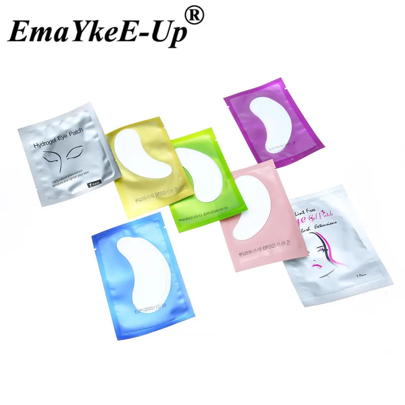 Cílios sob Almofadas de Olho Almofadas de Papel Ferramentas de Maquiagem Pares Colágeno Olho Remendos Enxertados Adesivos Cílios Adesivo Envolve 50 1 Cheap Sob Cílios Pad