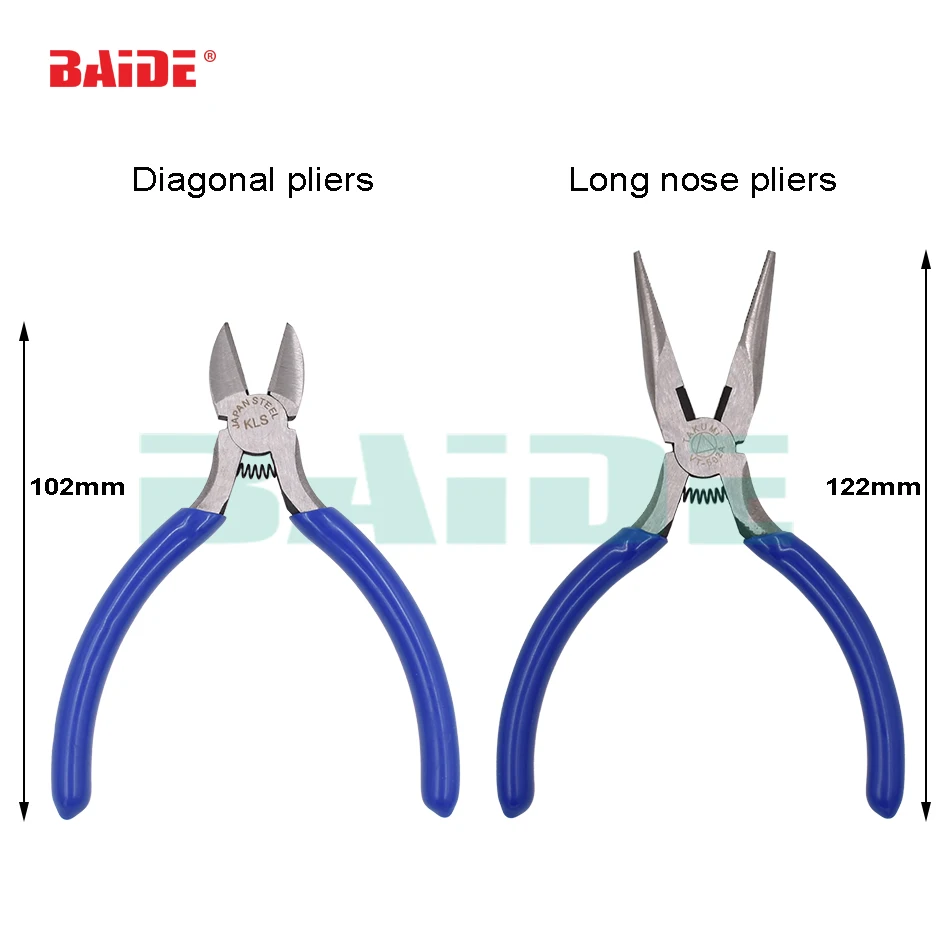 

Wholesale 45# steel Multi Functional Diagonal pliers Cut line Oblique nose pincers Wire nipper Long nose pliers Tool 100pcs/lot