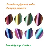 Пигмент хамелеон, изменение цвета пигмента в разных направлениях, акриловая краска широко используется в пластике, автомобиле