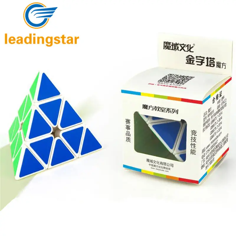 

LeadingStar Brain Teaser Puzzle Cube Pyraminx Stickerless Pyramid Speed Cube for Magic Cubes Beginners Puzzle Enthusiasts