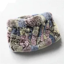 Зимняя вязаная меховая женская шапка из натурального меха кролика меховой шарф, цвет: черный, серый, белый, 7 видов цветов мягкая шапка с натуральным мехом, настоящая брелок с мехом H11