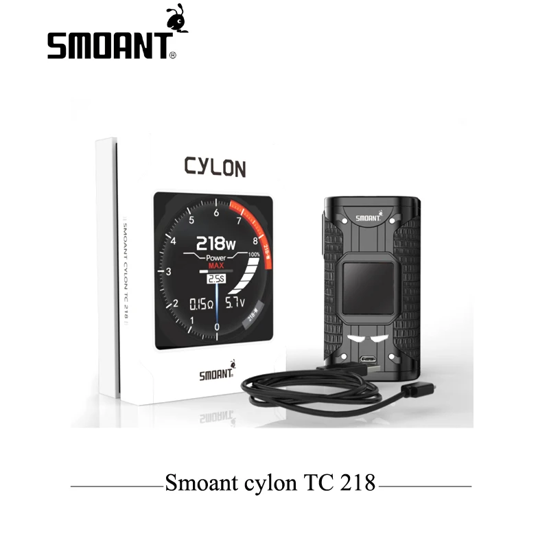 Discount  New Arrival Original Electronic Cigarettes Mod Smoant cylon TC 218w Box Mod E Cigarettes 1.3 inch s