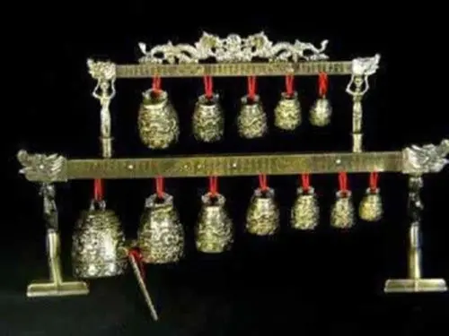 Искусство ремесла медь изысканный китайский латунный колокольчики Дракон