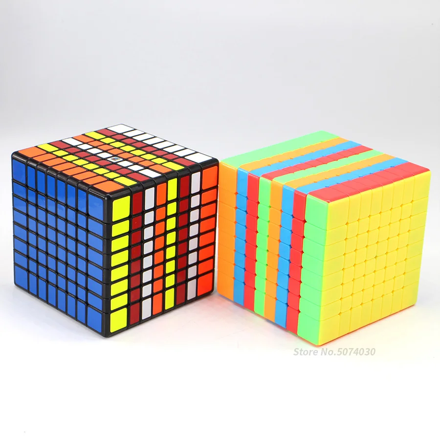 Moyu 8x8x8 волшебный куб 8 слоев головоломки 8x8 черный Stickerless Neo Cubo Magico 8*8*8 игра, развитие игрушки для детей