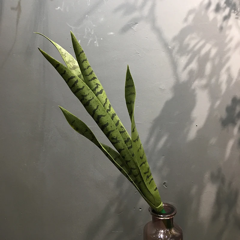 Тропический пустынный растения, искусственные цветы Sansevieria Trifasciata моделирование сочные агавы дома Декор для офисного стола