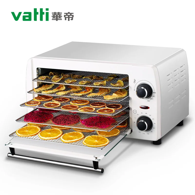 

New 5 Tray Stainless Steel Fruit Dehydrator Vegetable Herb Meat Drying Machine Snacks Food Dryer