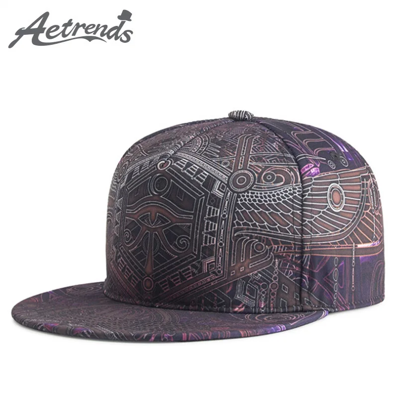 

[AETRENDS] Sport HipHop Baseball Cap Men or Women Hip Hop Caps Flat Bone Snapback Hats Z-6286