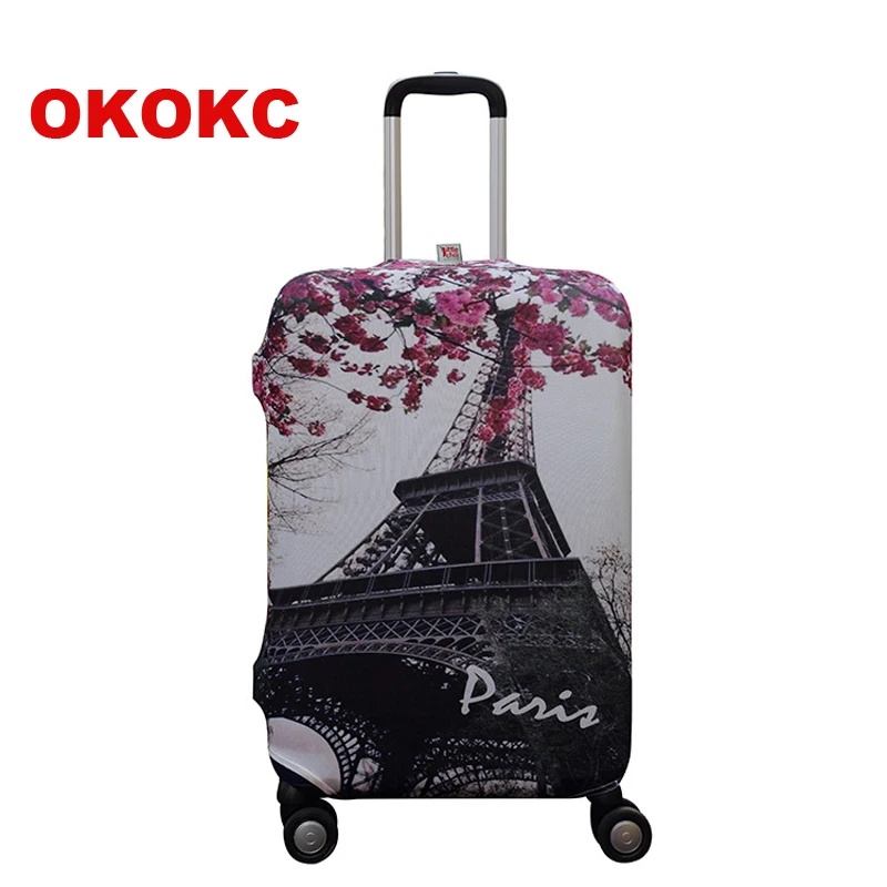 

Paris Pattern Elastic Travel Luggage Suitcase Protective Cover for S/M/L, Apply to 18-30inch Cases, Travel Accessories