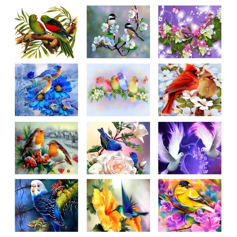 

diamond painting bird