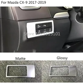 

Car Cover Front Headlight Light Switch Button Low Configuration Trim Frame Lamp Panel For Mazda CX-9 CX9 2017 2018 2019 2020