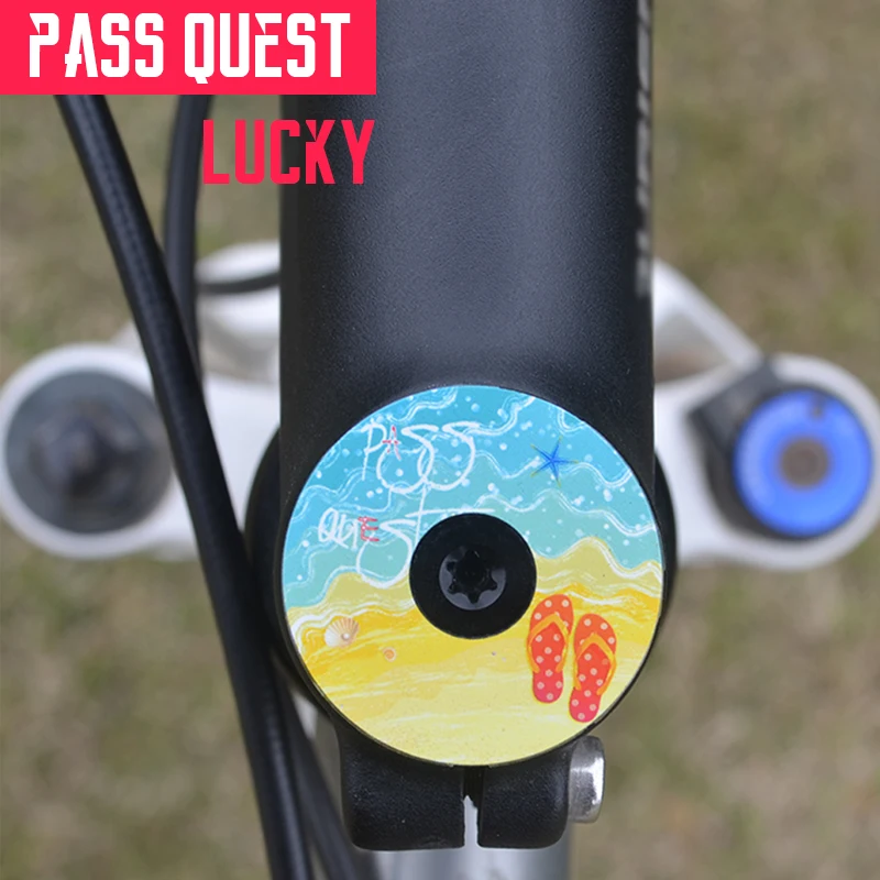 Новинка,, цветная велосипедная Кепка, 28,6 мм, MTB, для шоссейного велосипеда, части для головы, крышка для руля, аксессуары, pass Quest