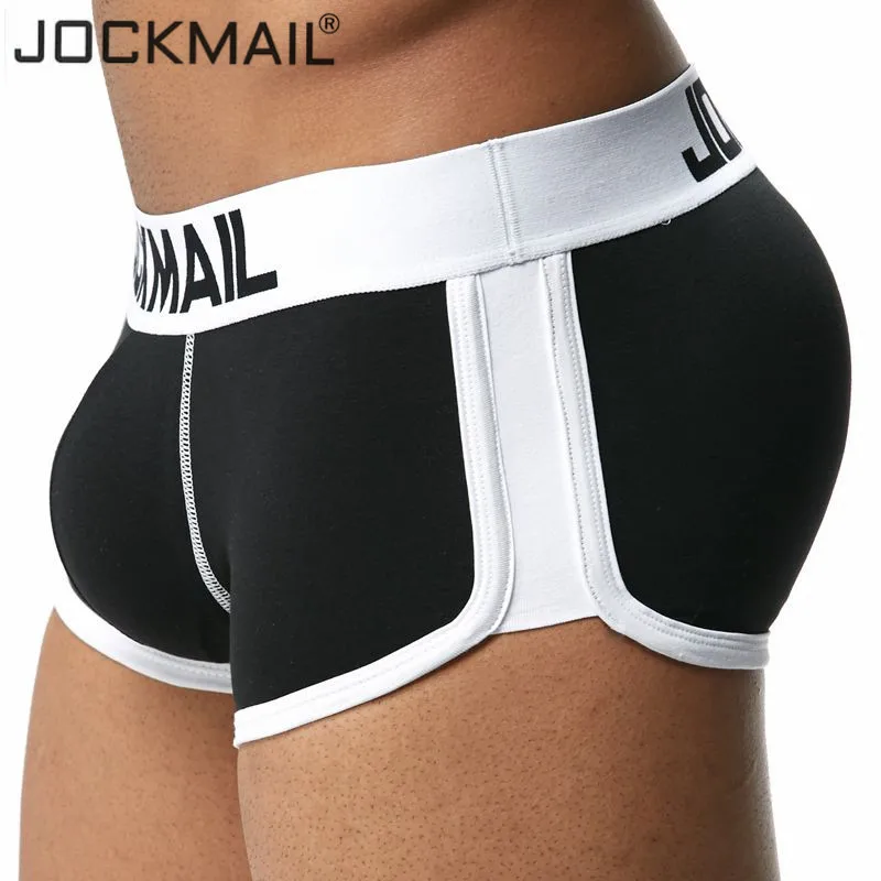 JOCKMAIL Брендовое сексуальное мужское нижнее белье боксерские шорты для геев