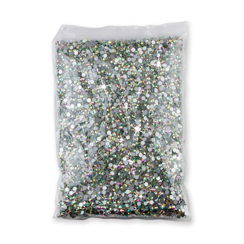 Günstig Großhandel SS3 SS40 1440 14400 PCS PACKS Kristall AB 3D Nagel Kunst Dekoration strass kleber auf flatback Kleidung strass