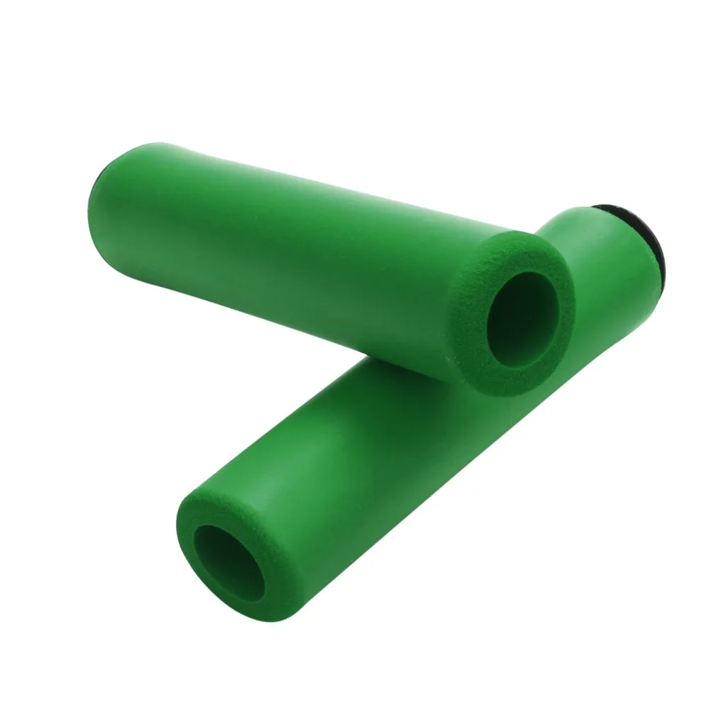 1 пара велосипедных силиконовых Противоскользящих руля для Горный велосипед MTB Велоспорт - Цвет: Green