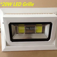 10 шт./партия, 40 Вт, COB, светодиодный светильник с поворотным пухом, прямоугольный, SMD, регулируемый угол, прожекторная лампа для ванной комнаты, домашняя лампа+ светодиодный драйвер по DHL