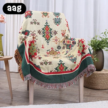 

AAG Thickened Sofa Cotton Blanket Simplified Modernity Air Conditioning Cool Throw Blanket for Bed Room Sofa/Bed/Couch/Car