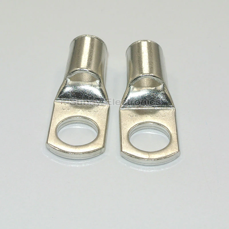 3 3/8" 5/16" 1/4"Wire Ring Terminal Copper 8 AWG Gauge Connectors Terminals