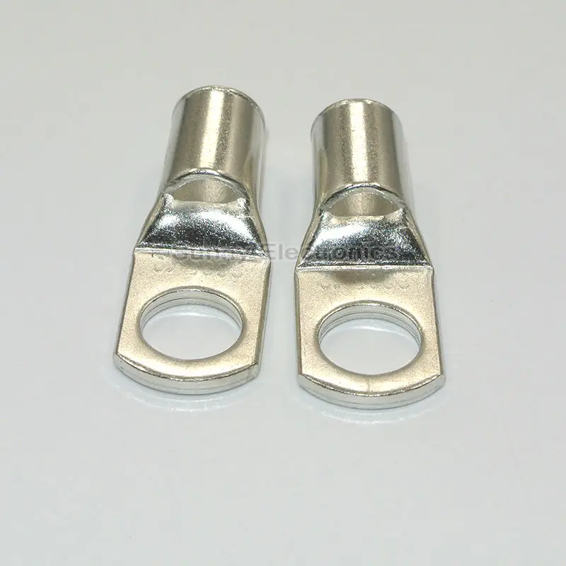 19-50mm X M6 Tubo de cobre Terminal De Anillo Conector De Batería Lug soldadura de arranque