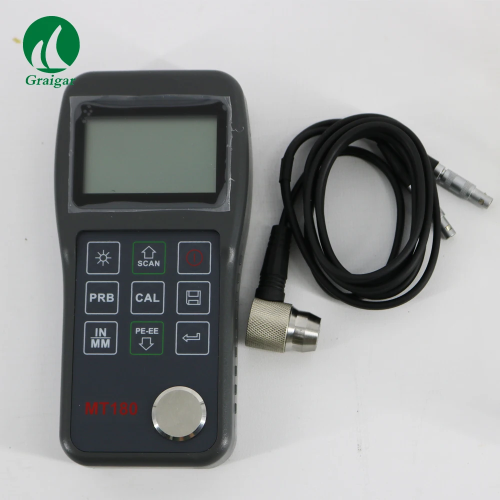 

Multi-mode Ultrasonic Thickness Gauge Capable for measuring the sound velocity of the object with known thickness MT180