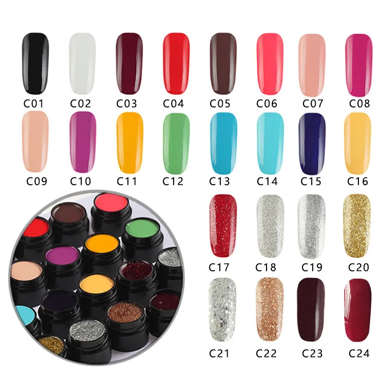 

4ml Paint Gel Charming Pure Colors UV LED Nail Painting Gel Color for Finger Nail Art Design Nail Gel Polish Lacquer Wholesale